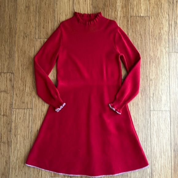 Crewcuts Red Sweater Dress - Picture 1 of 4